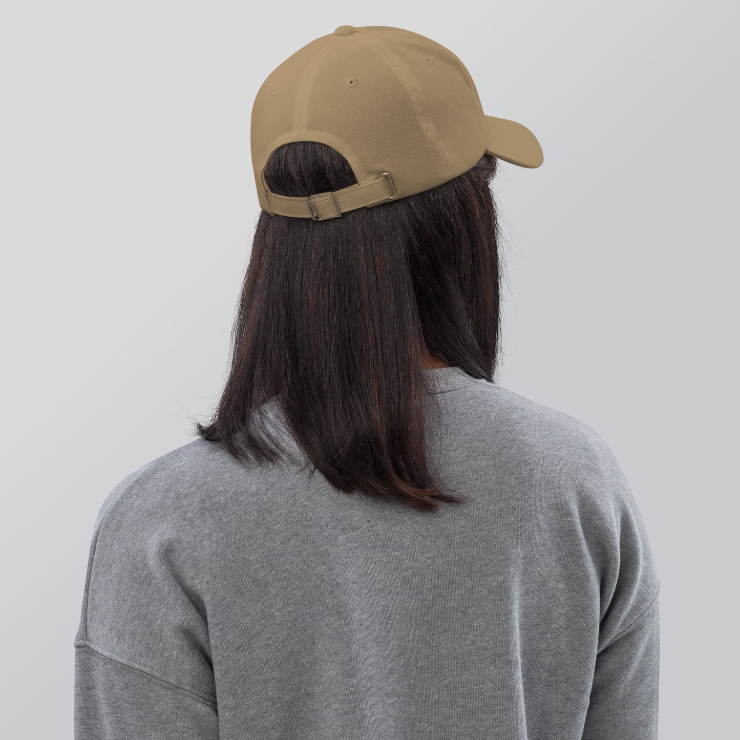The journey is the destiny Dad hat (Light variant)