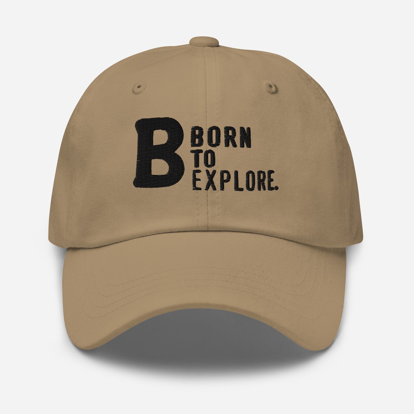 Born to explore Dad hat (Light Variant)