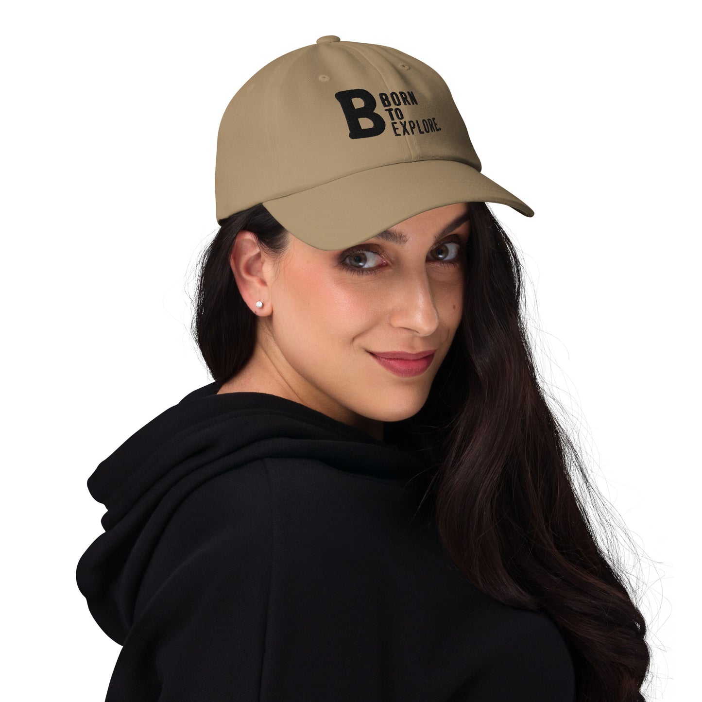 Born to explore Dad hat (Light Variant)