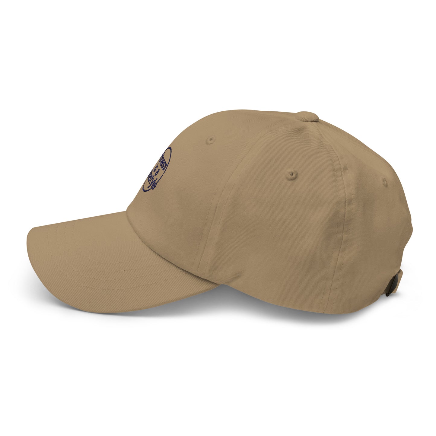 Fitness is a lifestyle Dad hat (Light variant)