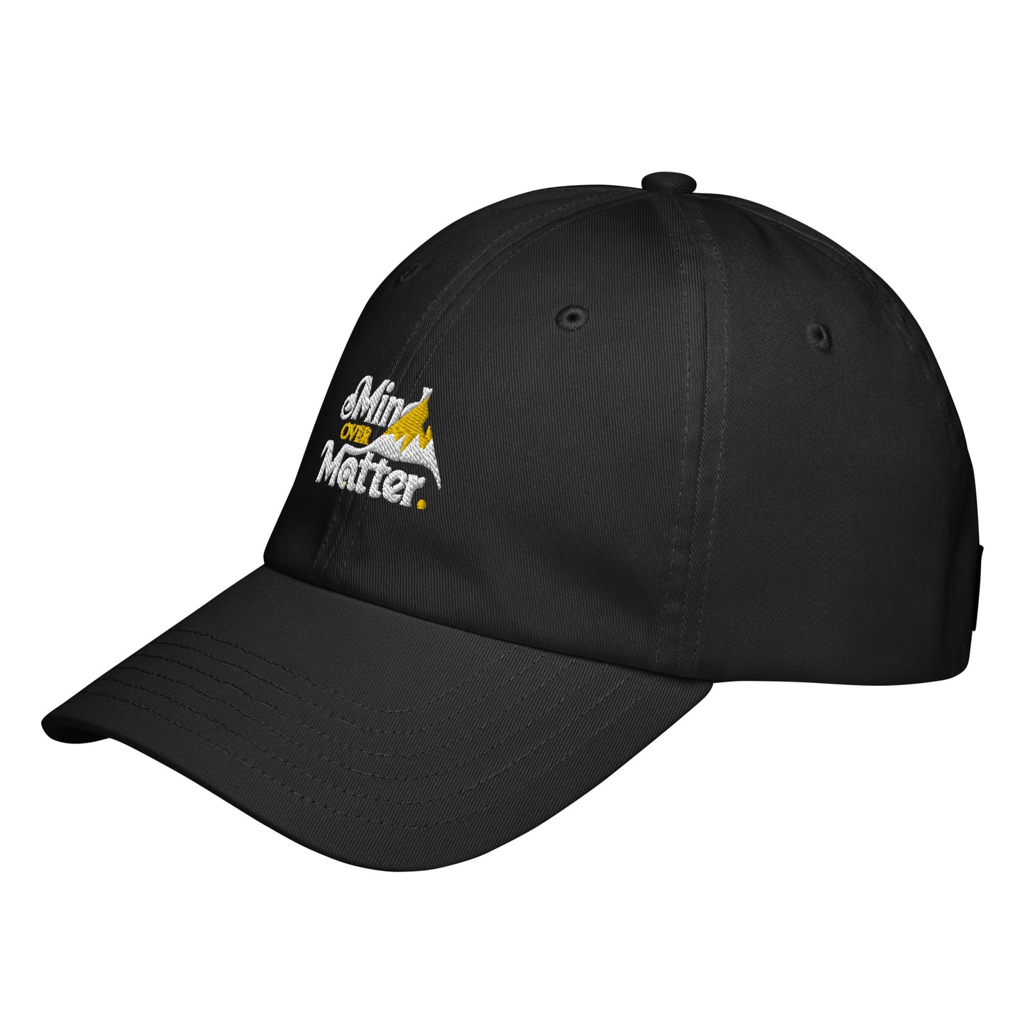 Mind over matter Under Armour® dad hat (Dark variant)