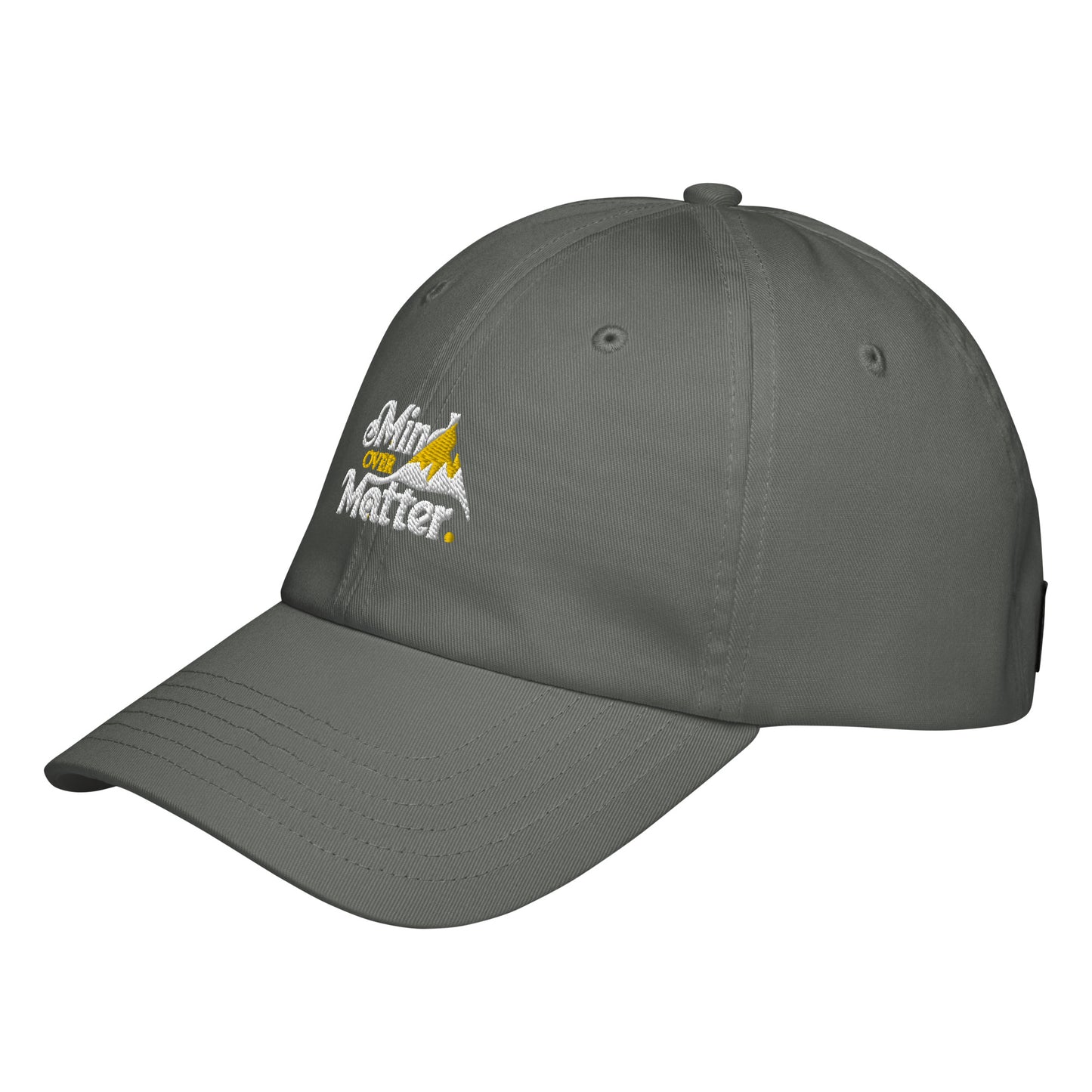 Mind over matter Under Armour® dad hat (Dark variant)