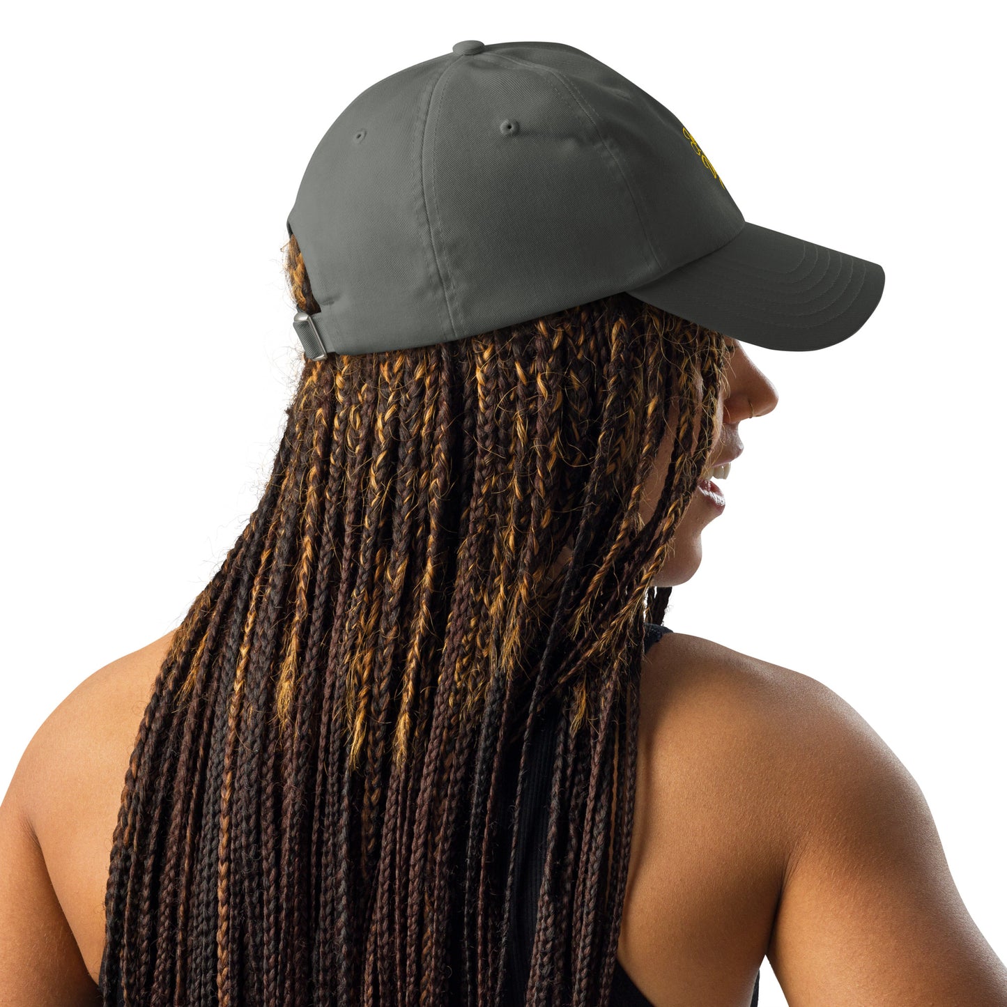 The Journey is the destiny Under Armour® dad hat (Dark variant)