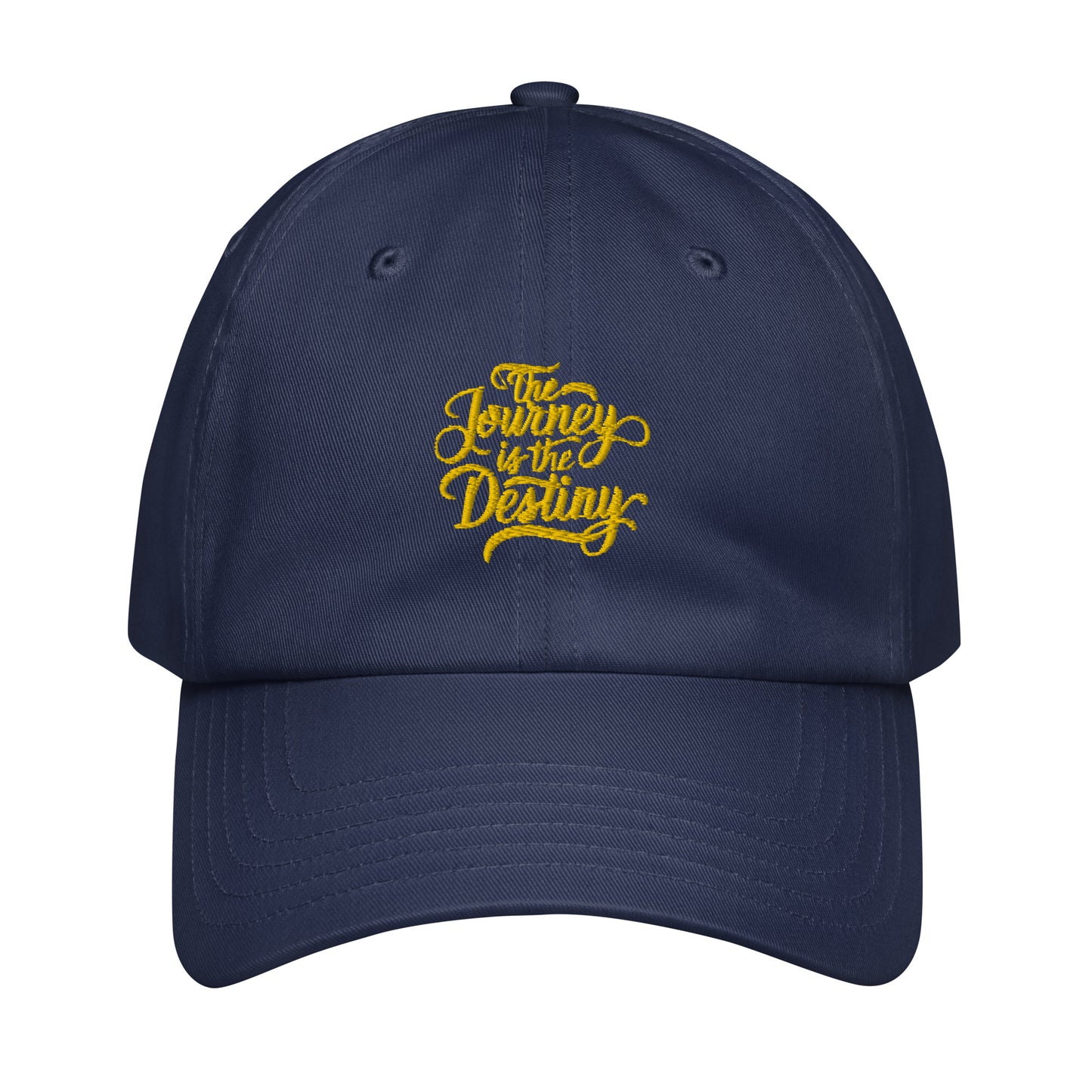 The Journey is the destiny Under Armour® dad hat (Dark variant)