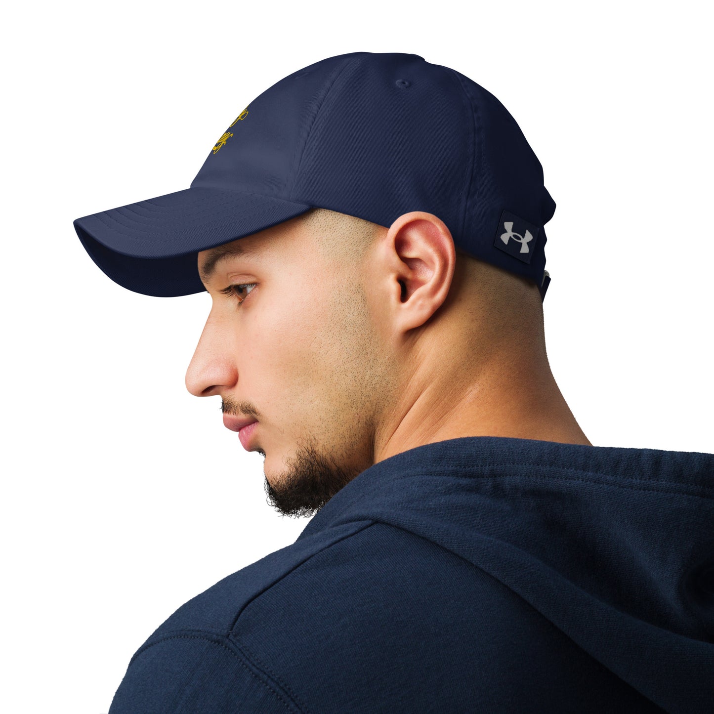 The Journey is the destiny Under Armour® dad hat (Dark variant)