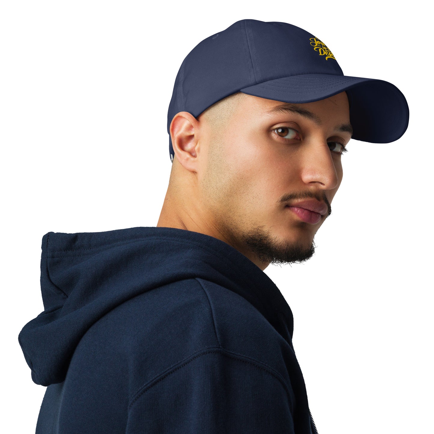 The Journey is the destiny Under Armour® dad hat (Dark variant)
