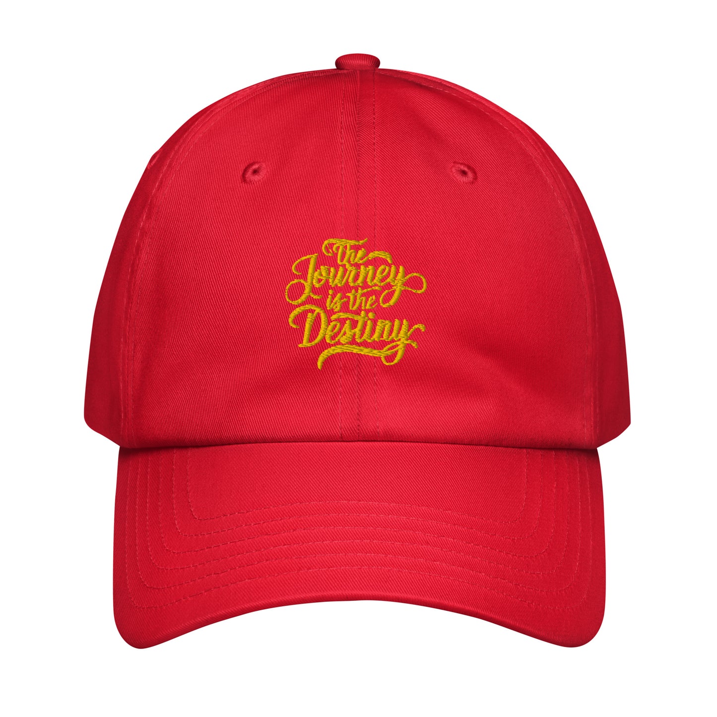 The Journey is the destiny Under Armour® dad hat (Dark variant)
