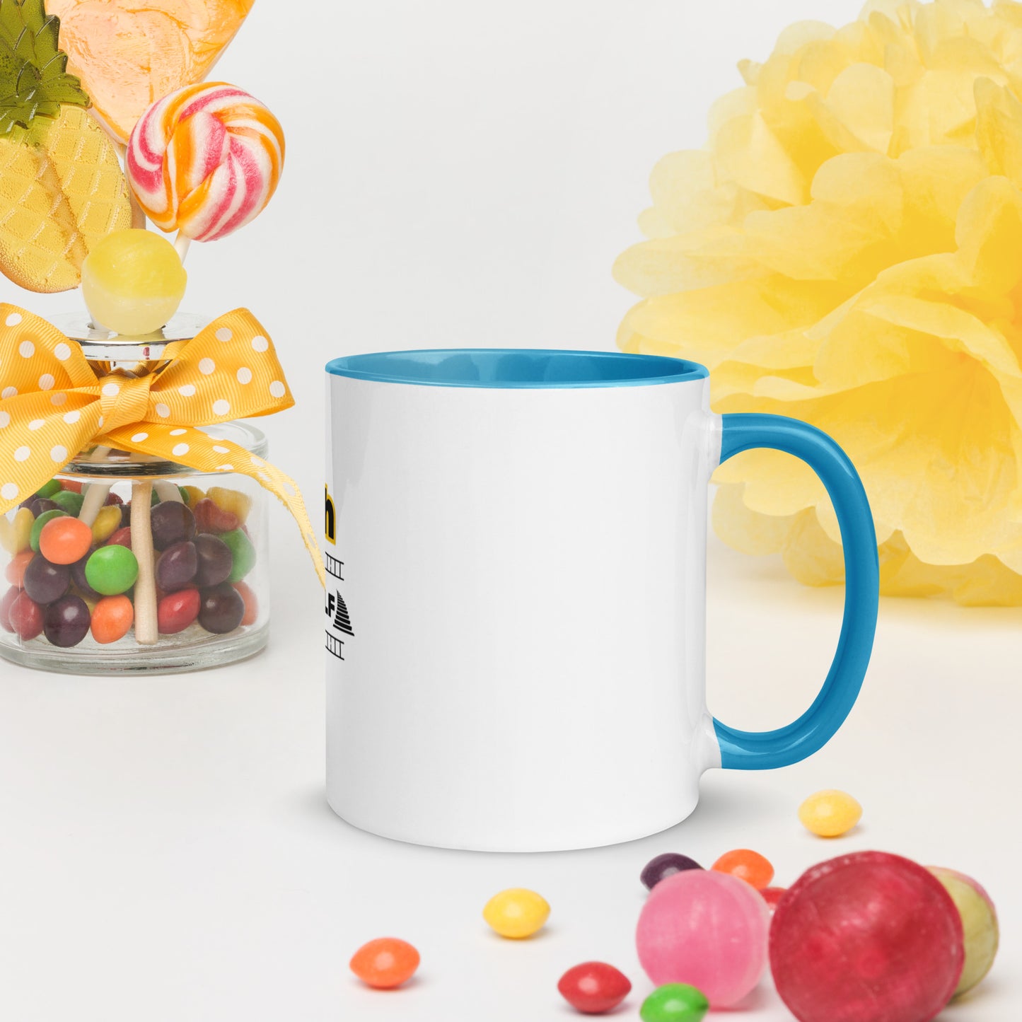 Push yourself Mug with Color Inside
