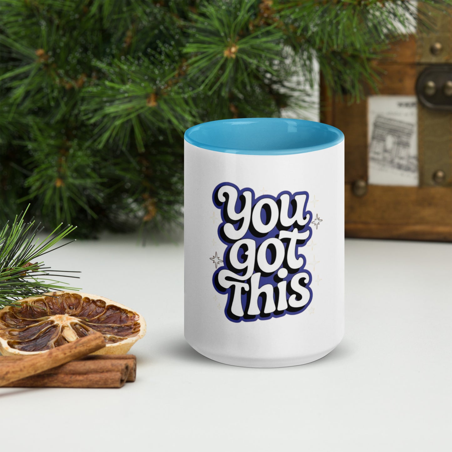 You got this Mug with Color Inside