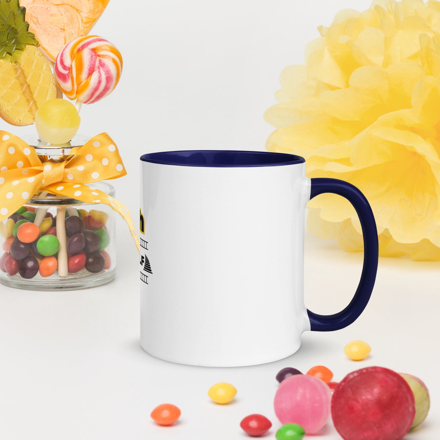 Push yourself Mug with Color Inside