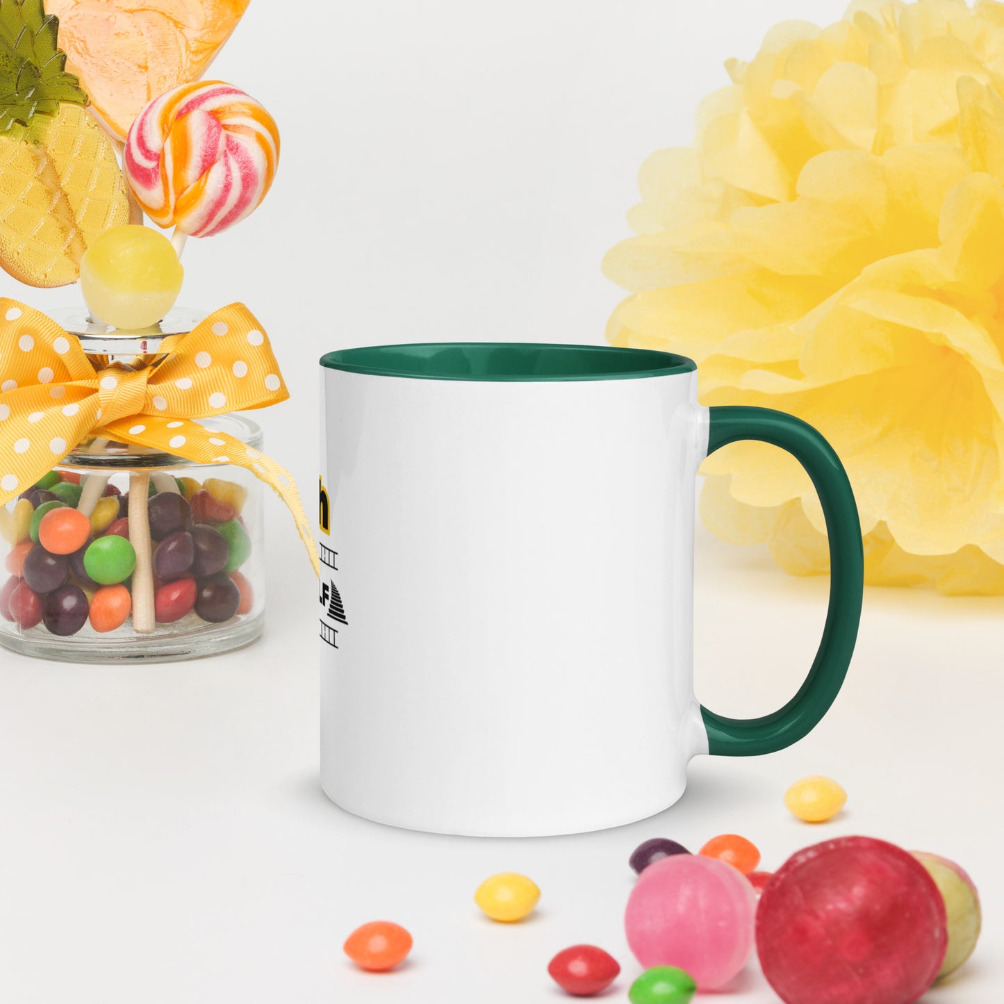 Push yourself Mug with Color Inside