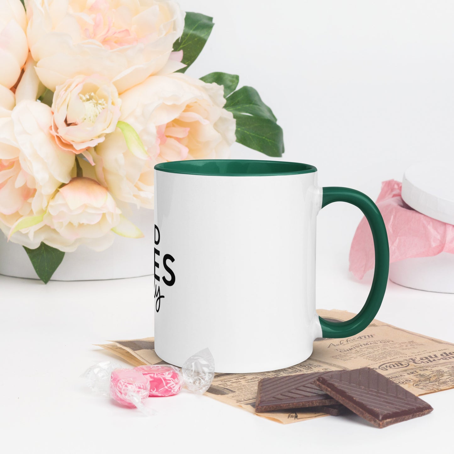 Good Vibes only Mug with Color Inside