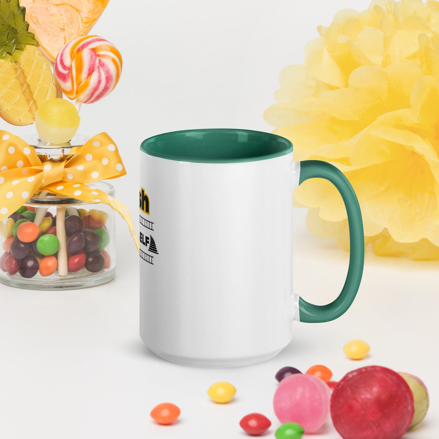 Push yourself Mug with Color Inside
