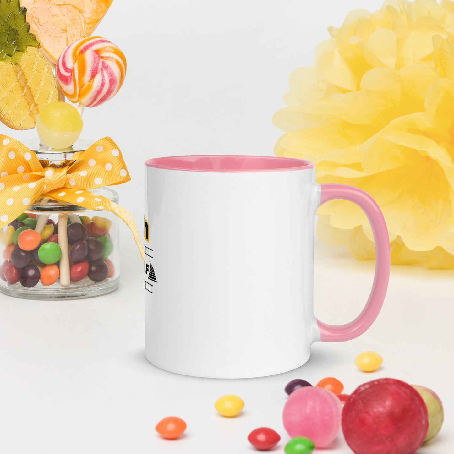 Push yourself Mug with Color Inside