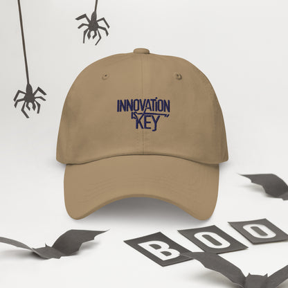 Innovation is key Dad hat (Light Variant)