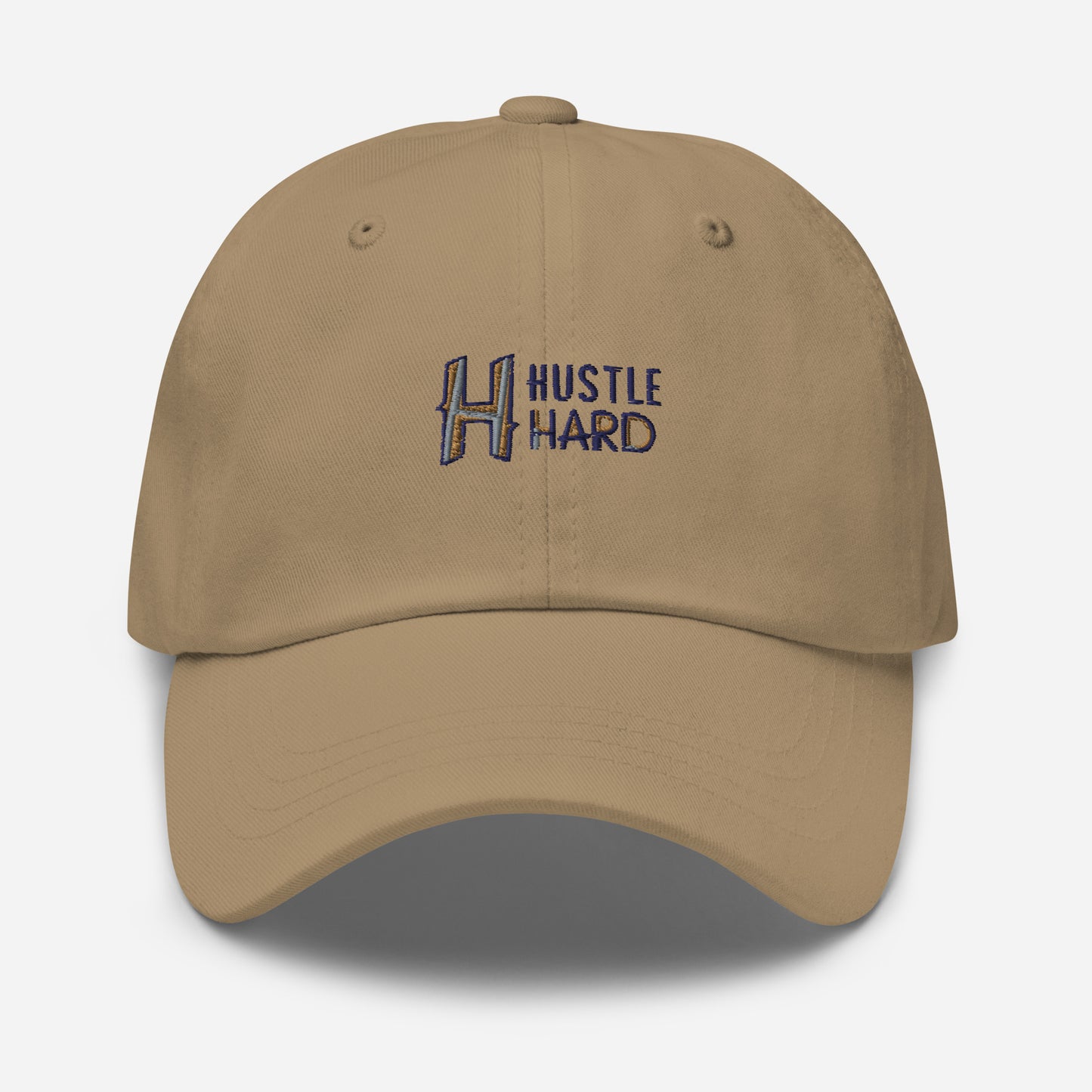 Hustle hard Dad hat (Light Variant)