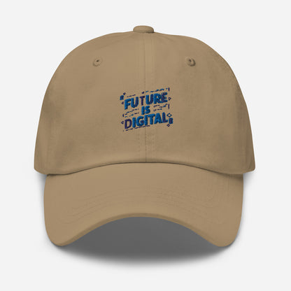 Future is digital Dad hat (Light Variant)