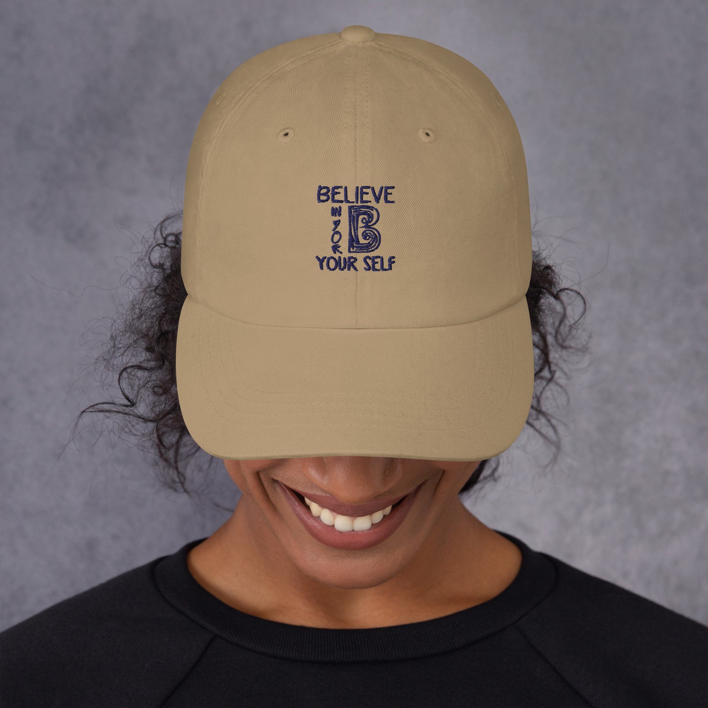 Be in yourself Dad hat (Light Variant)