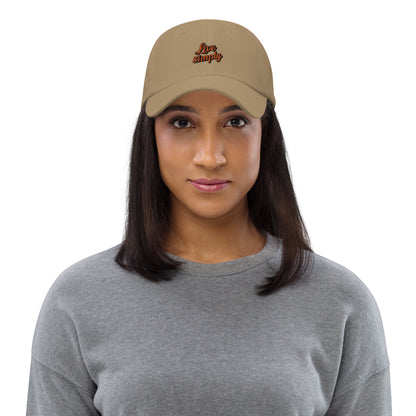 Live simply Dad hat (Light variant)