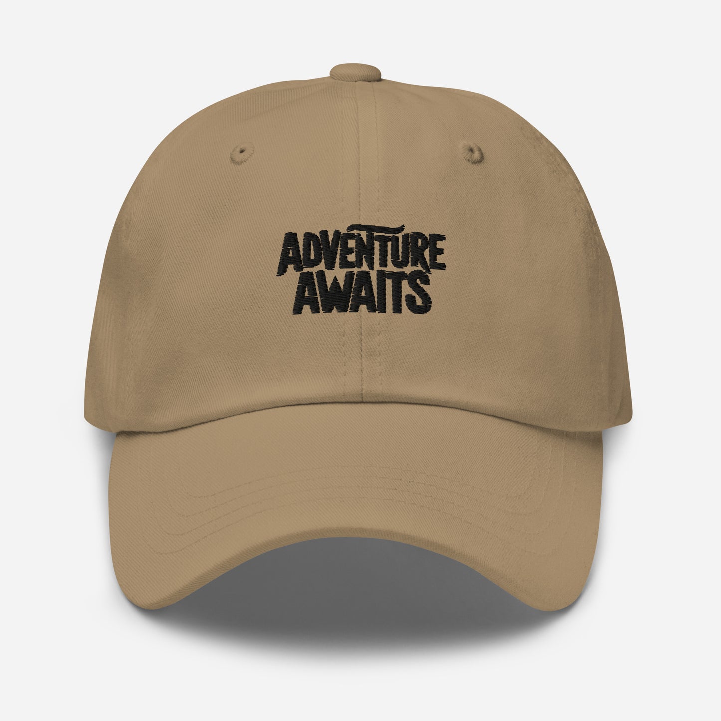 Adventure awaits Dad hat (Light variant)