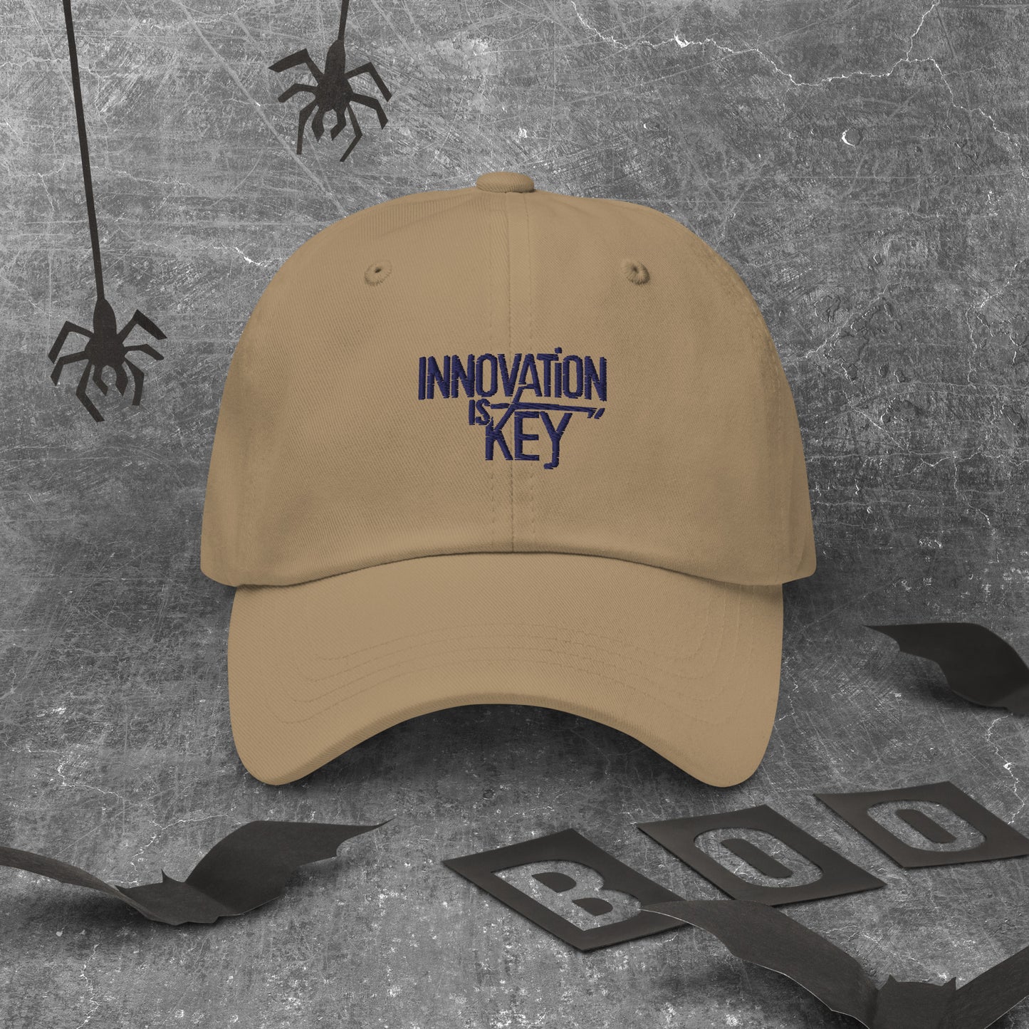 Innovation is key Dad hat (Light Variant)