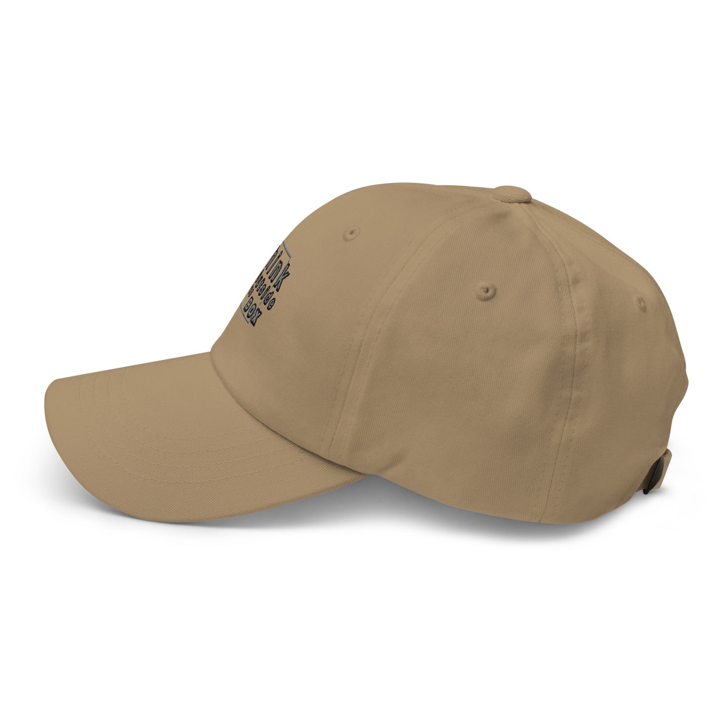 Think outside the box Dad hat (Light Variant)