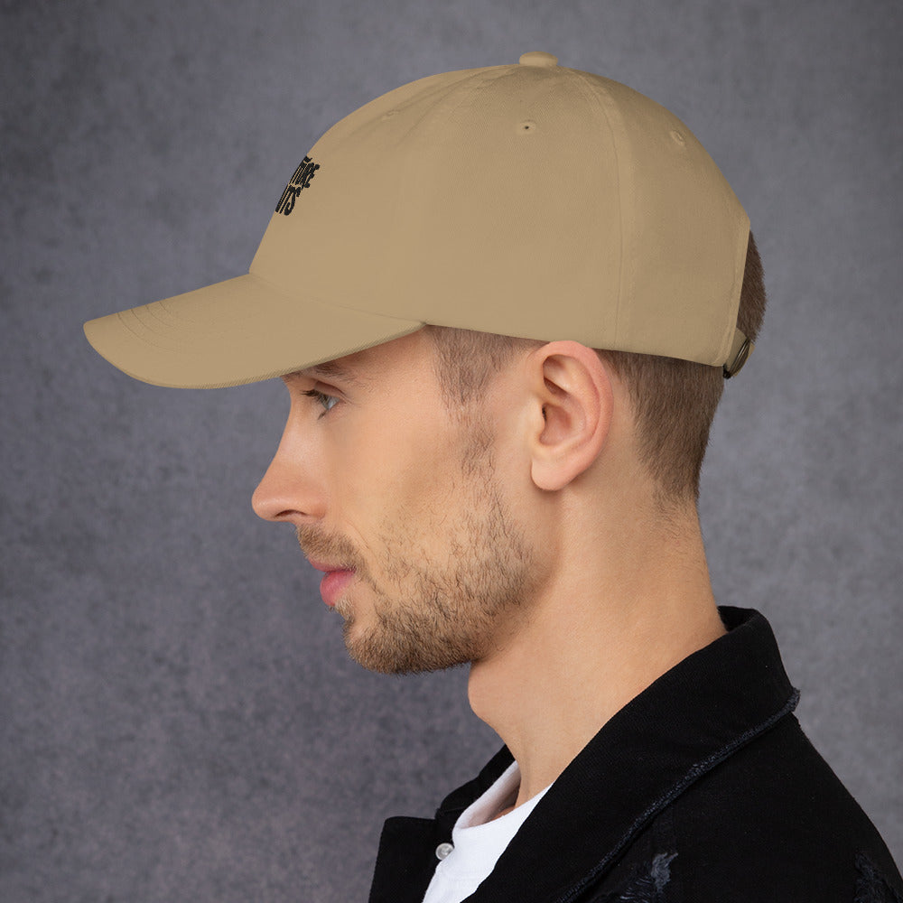 Adventure awaits Dad hat (Light variant)