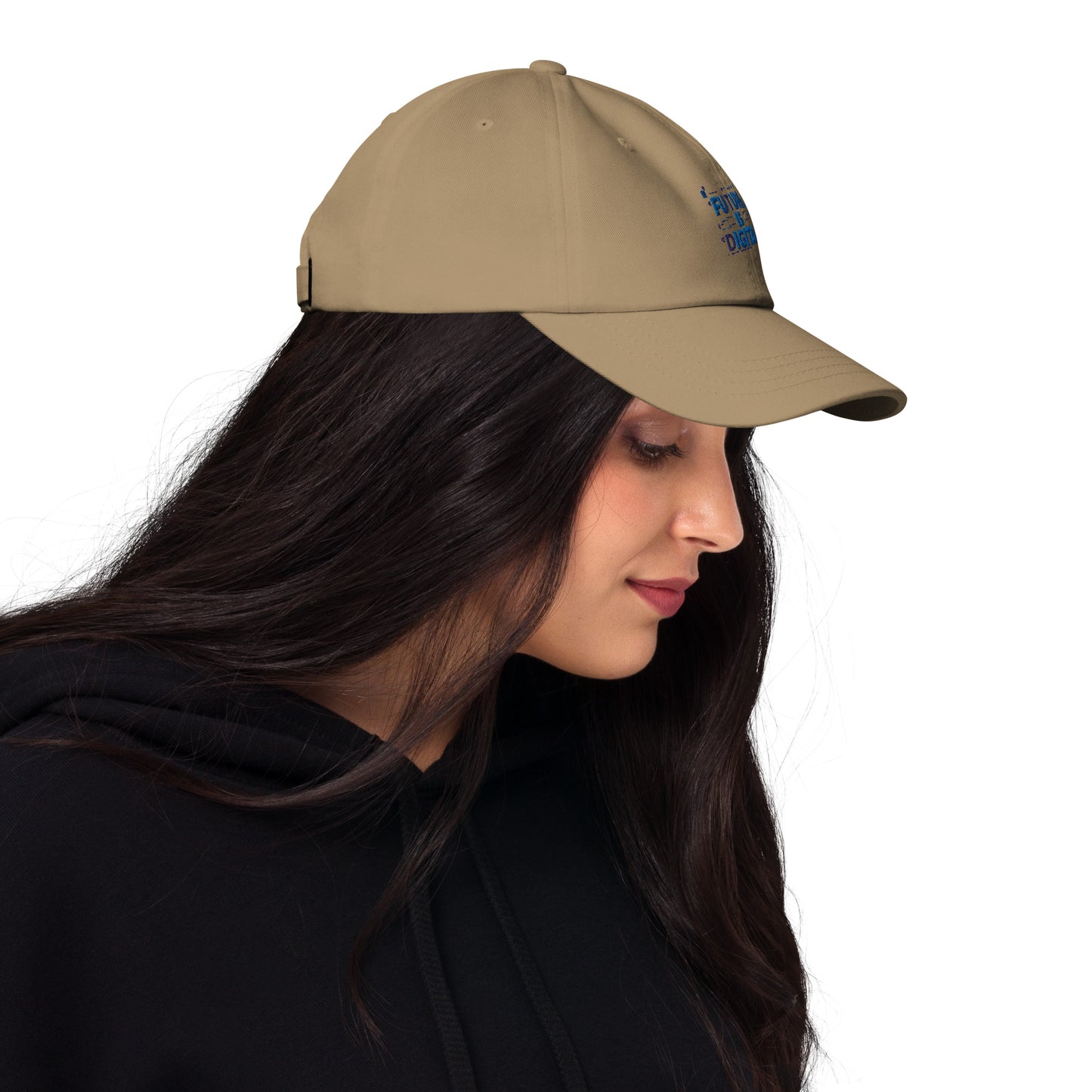 Future is digital Dad hat (Light Variant)