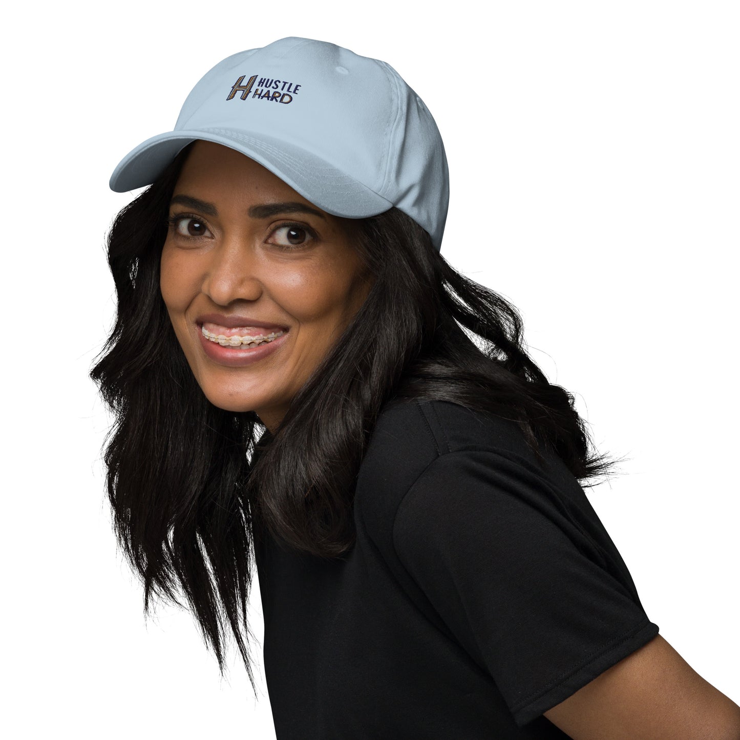 Hustle hard Dad hat (Light Variant)