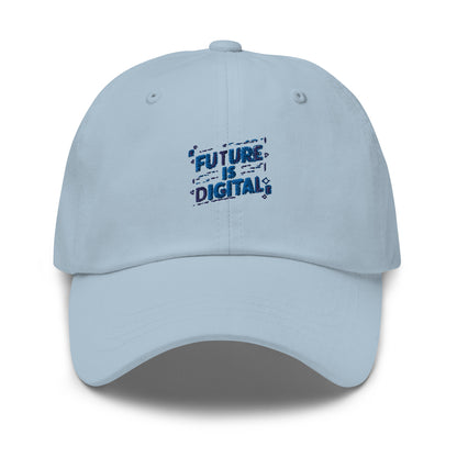 Future is digital Dad hat (Light Variant)