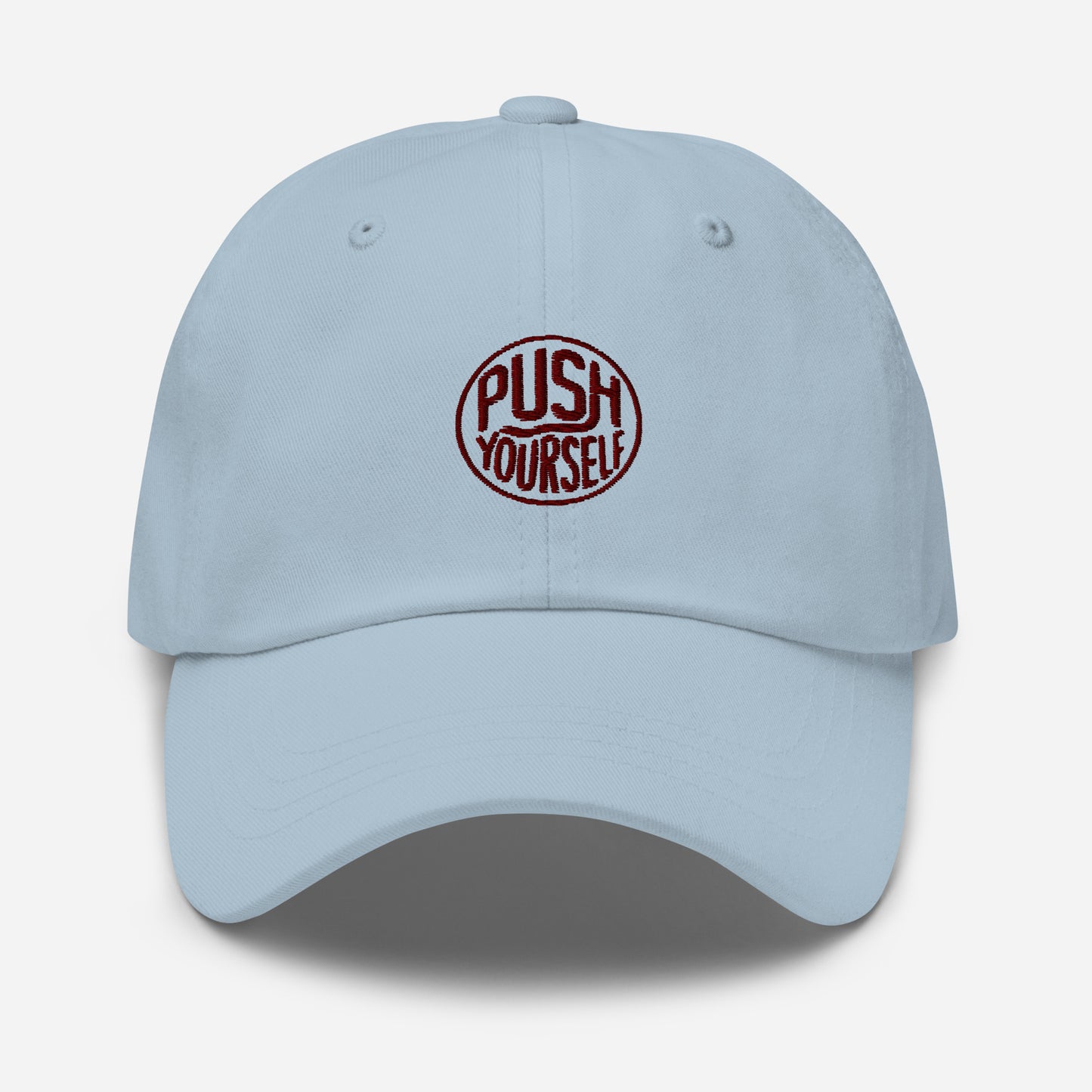 Push yourself Dad hat (Light variant)