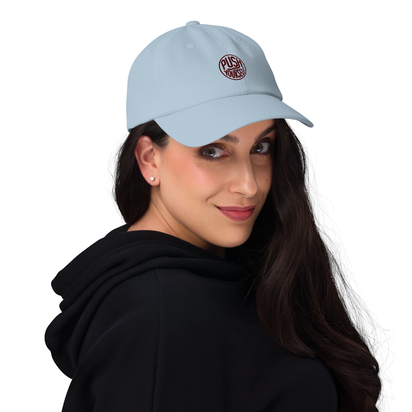 Push yourself Dad hat (Light variant)