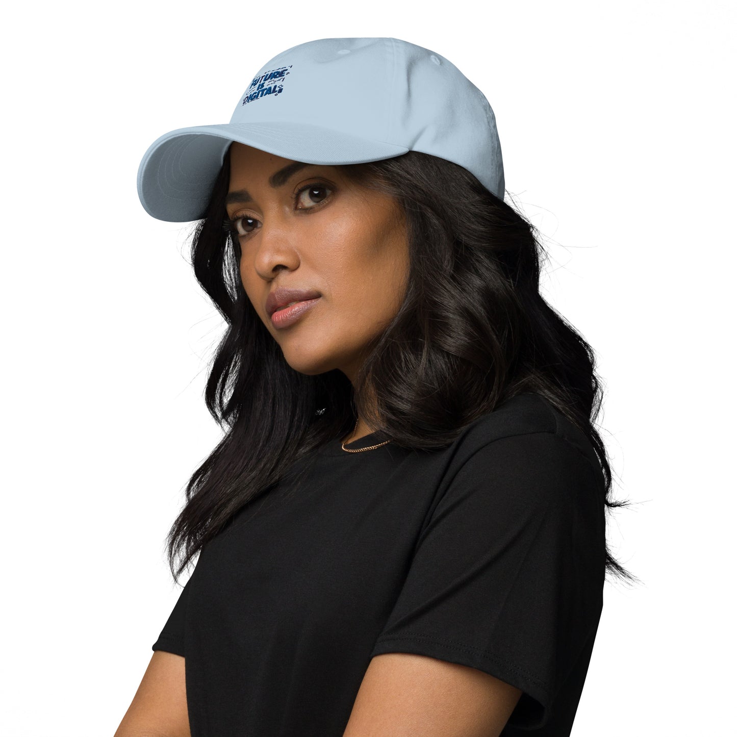 Future is digital Dad hat (Light Variant)