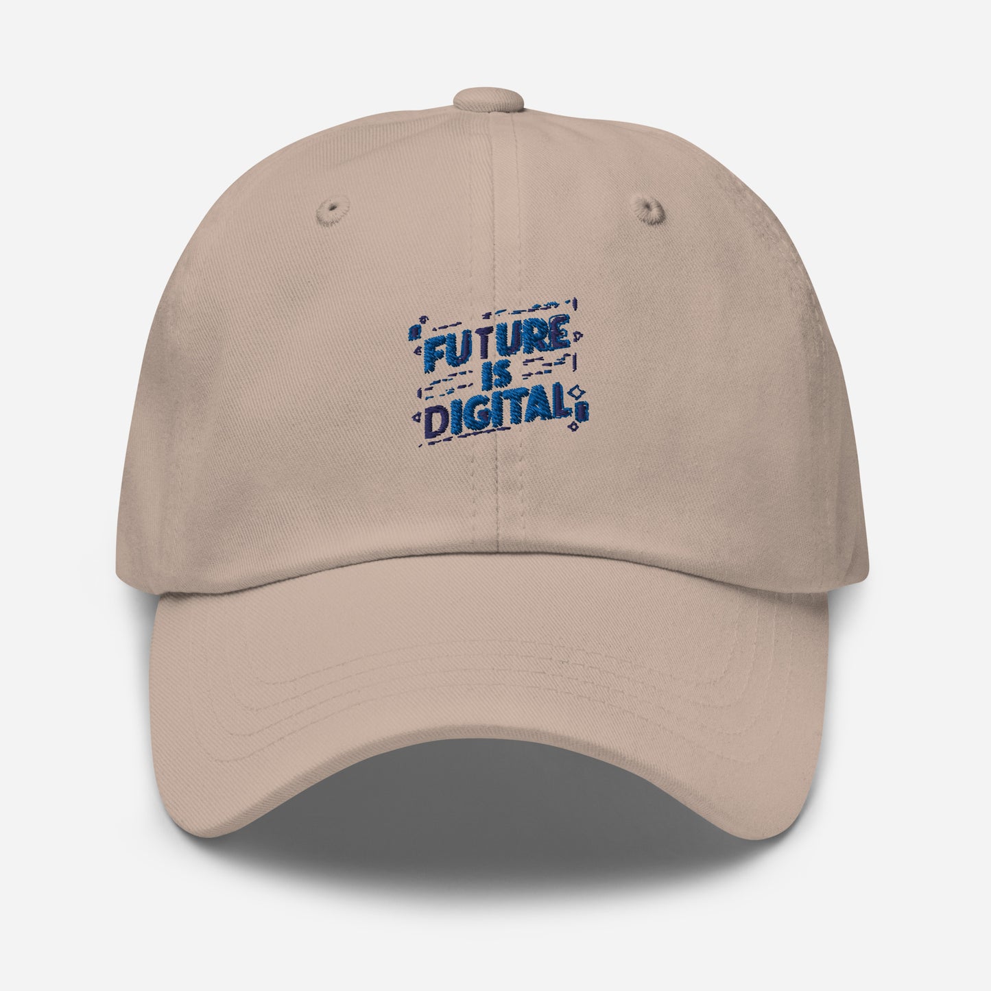 Future is digital Dad hat (Light Variant)