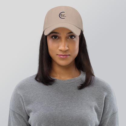 Code is Poetry Dad hat (Light Variant)