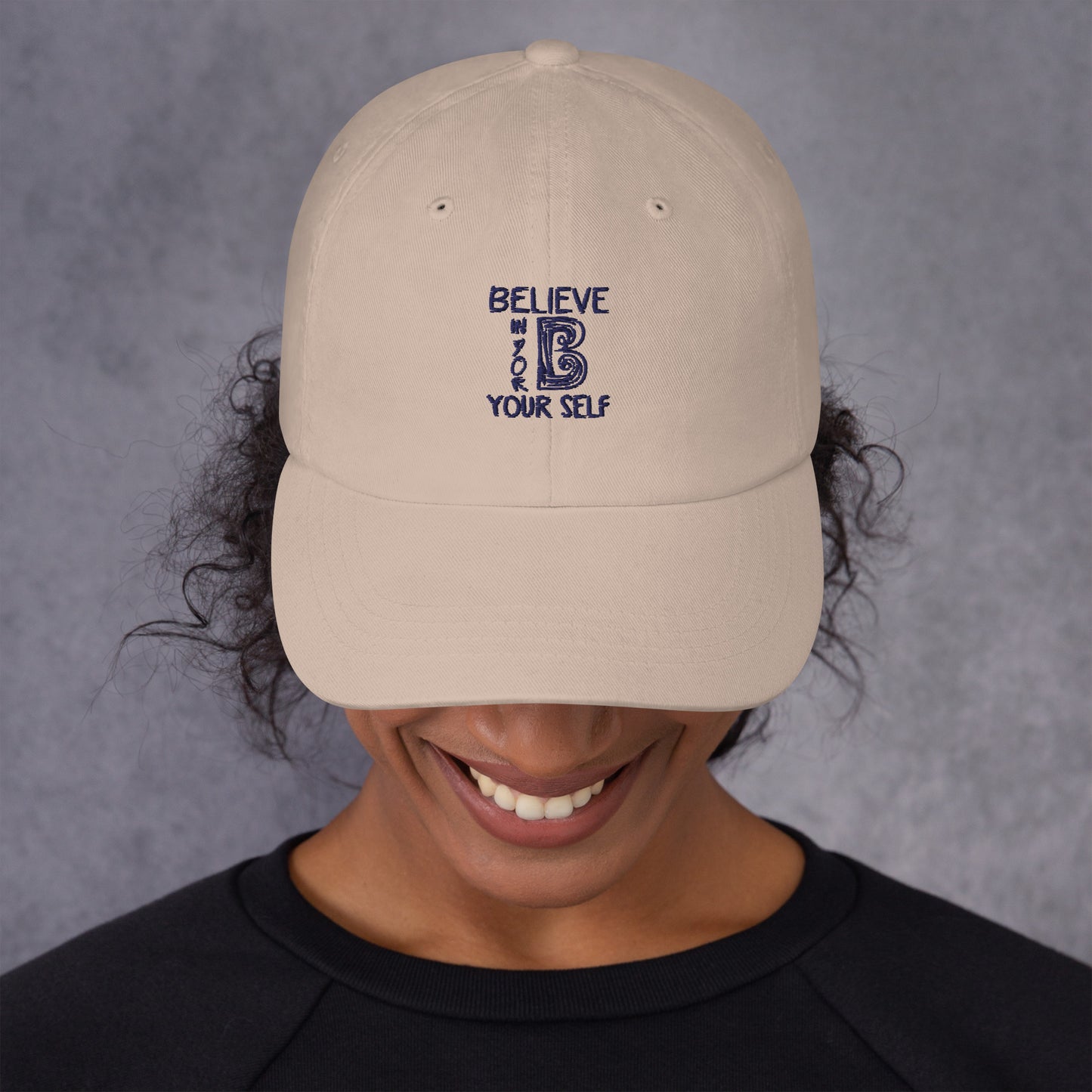 Be in yourself Dad hat (Light Variant)