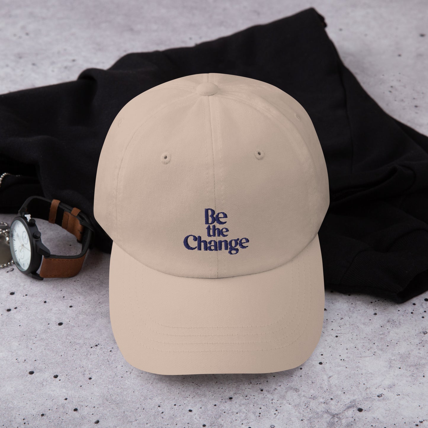 Be the change Dad hat (Light Variant)