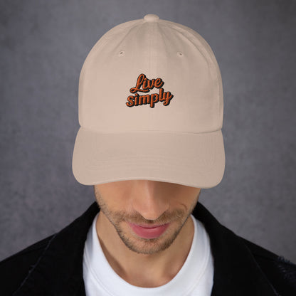 Live simply Dad hat (Light variant)