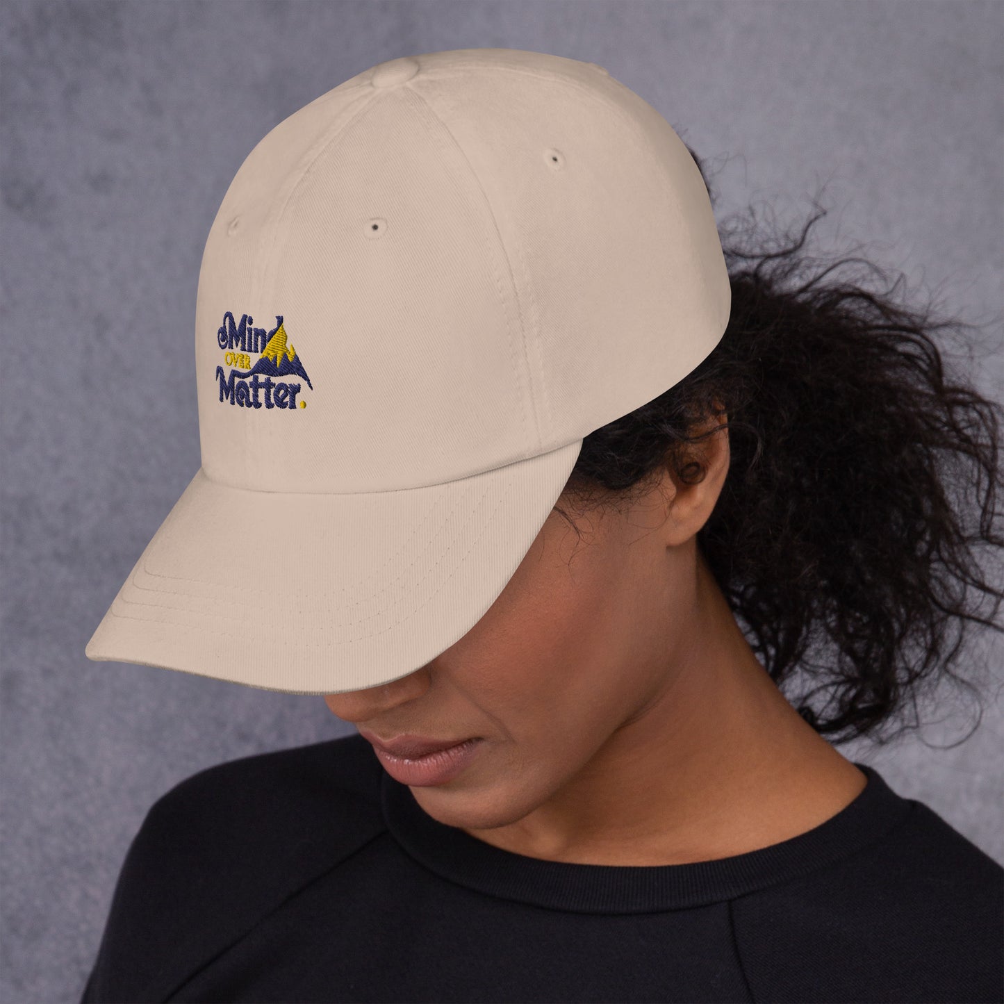 Mind over matter Dad hat (Light Variant)