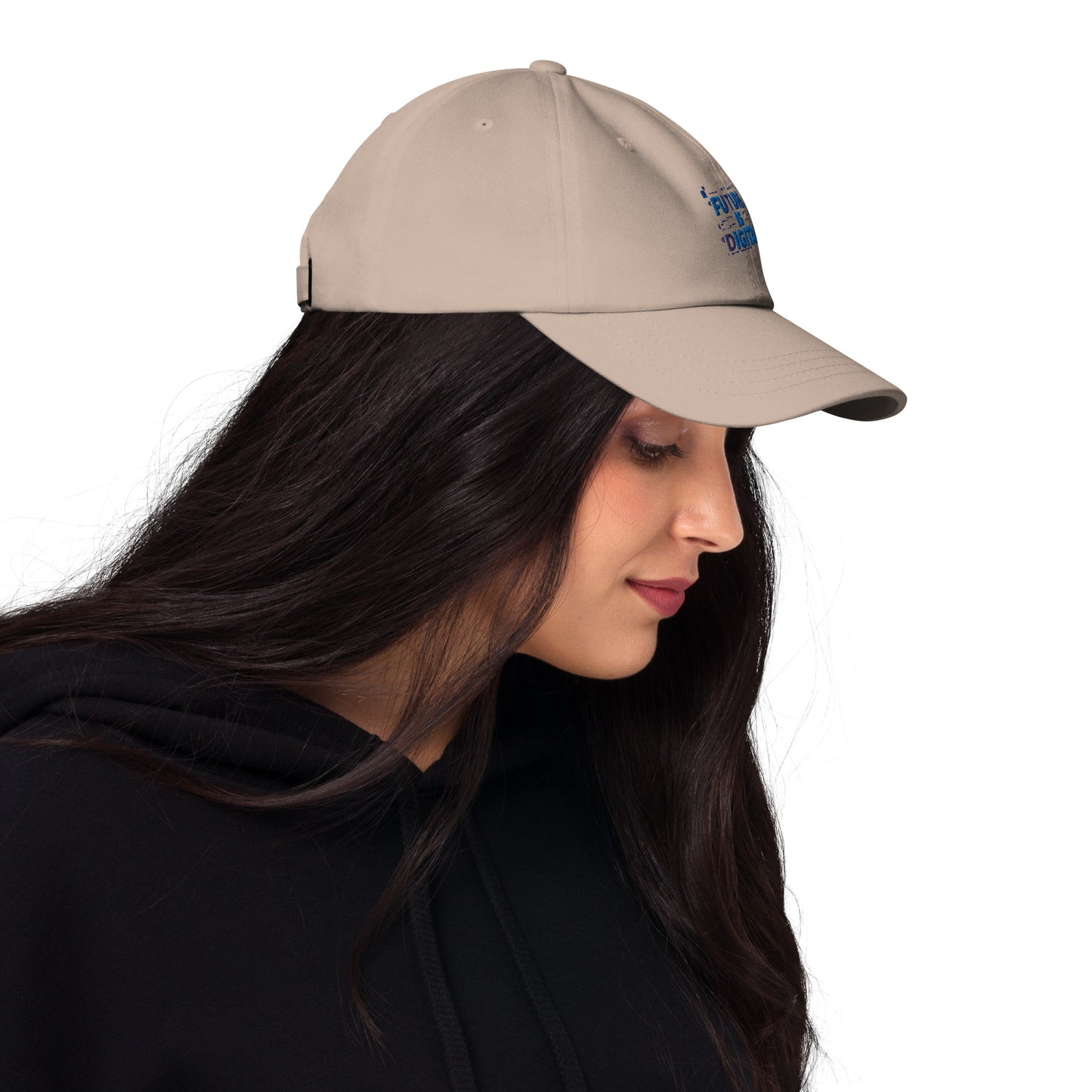 Future is digital Dad hat (Light Variant)