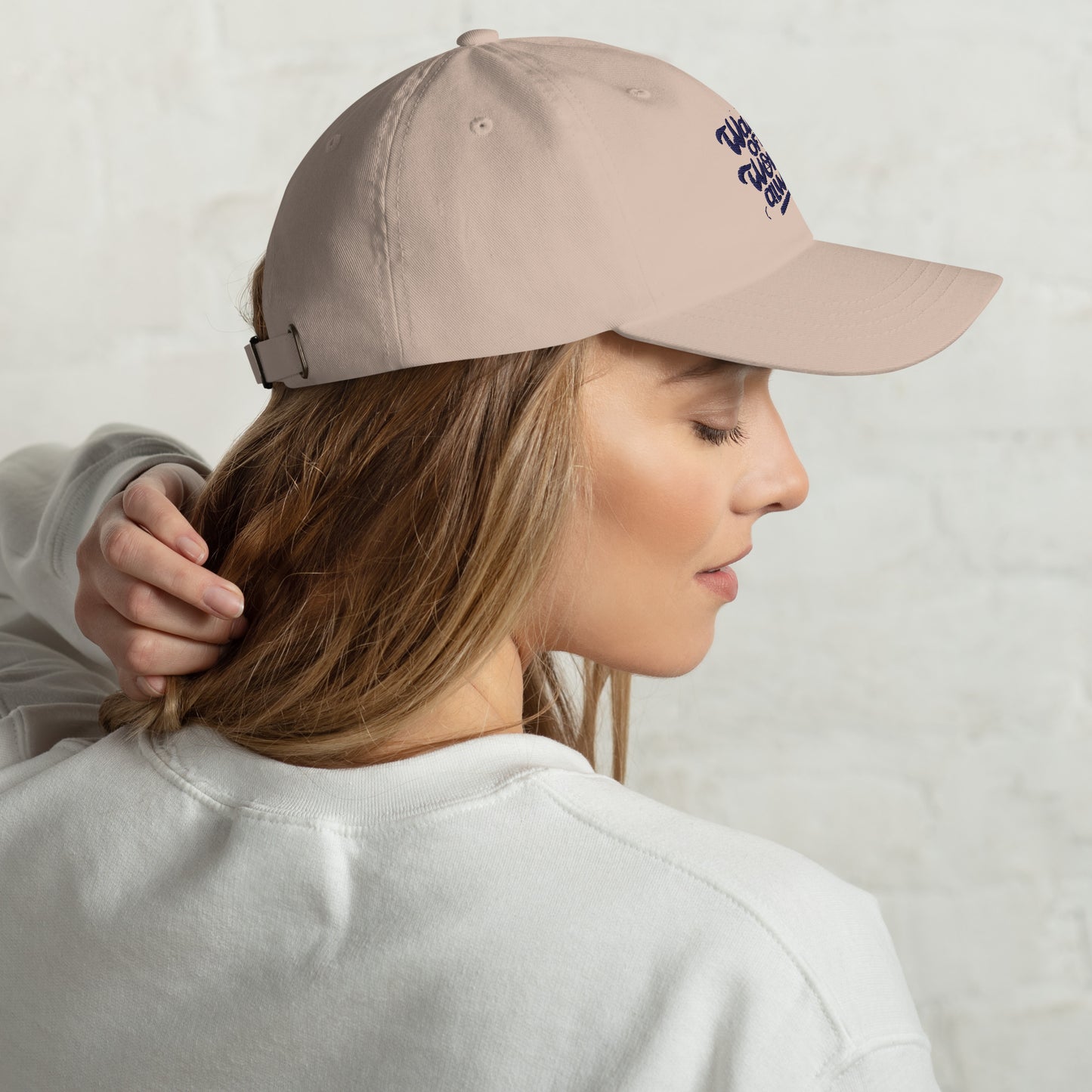 Wander often wonder always Dad hat (Light Variant)