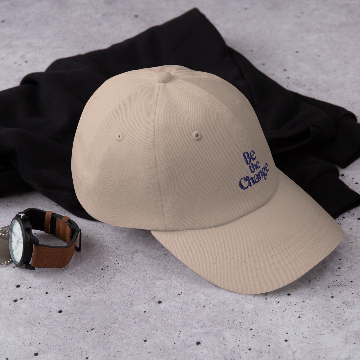 Be the change Dad hat (Light Variant)