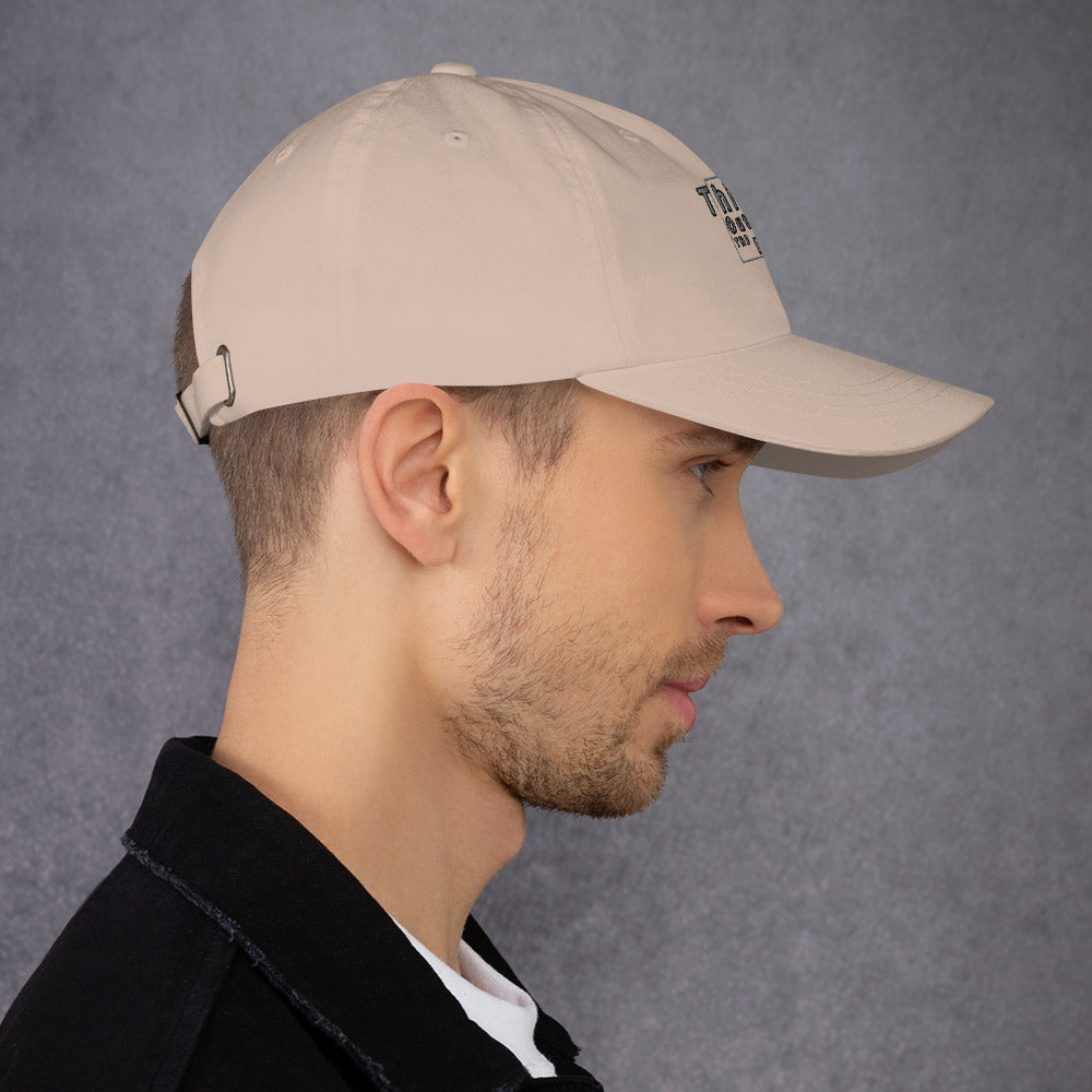 Think outside the box Dad hat (Light Variant)