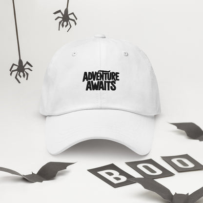 Adventure awaits Dad hat (Light variant)