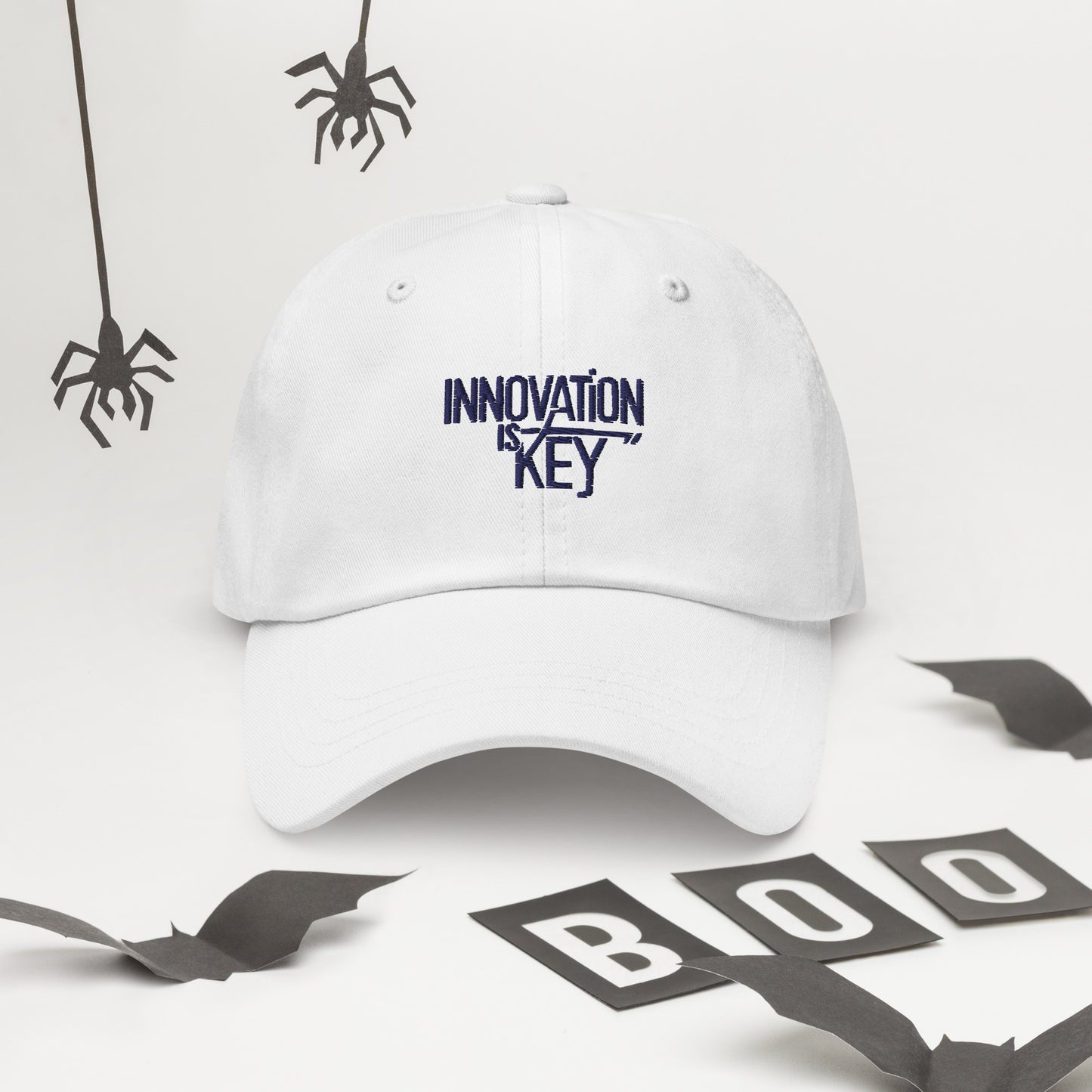 Innovation is key Dad hat (Light Variant)