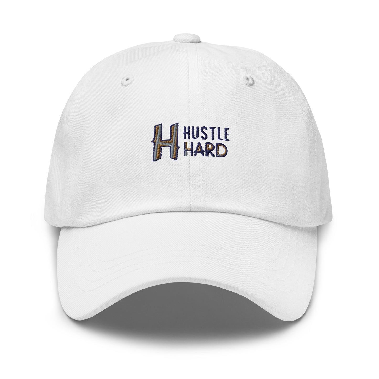 Hustle hard Dad hat (Light Variant)