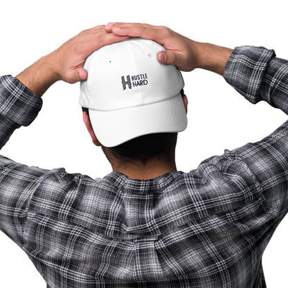 Hustle hard Dad hat (Light Variant)