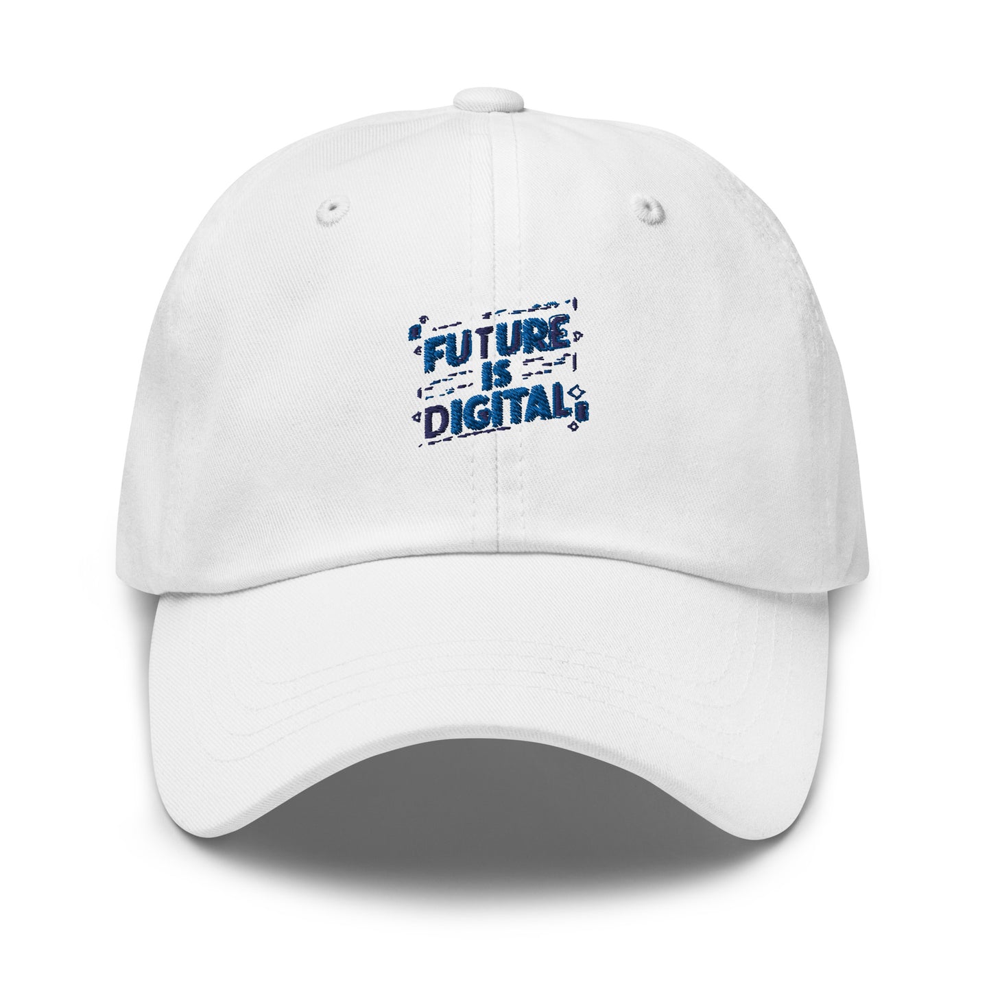 Future is digital Dad hat (Light Variant)