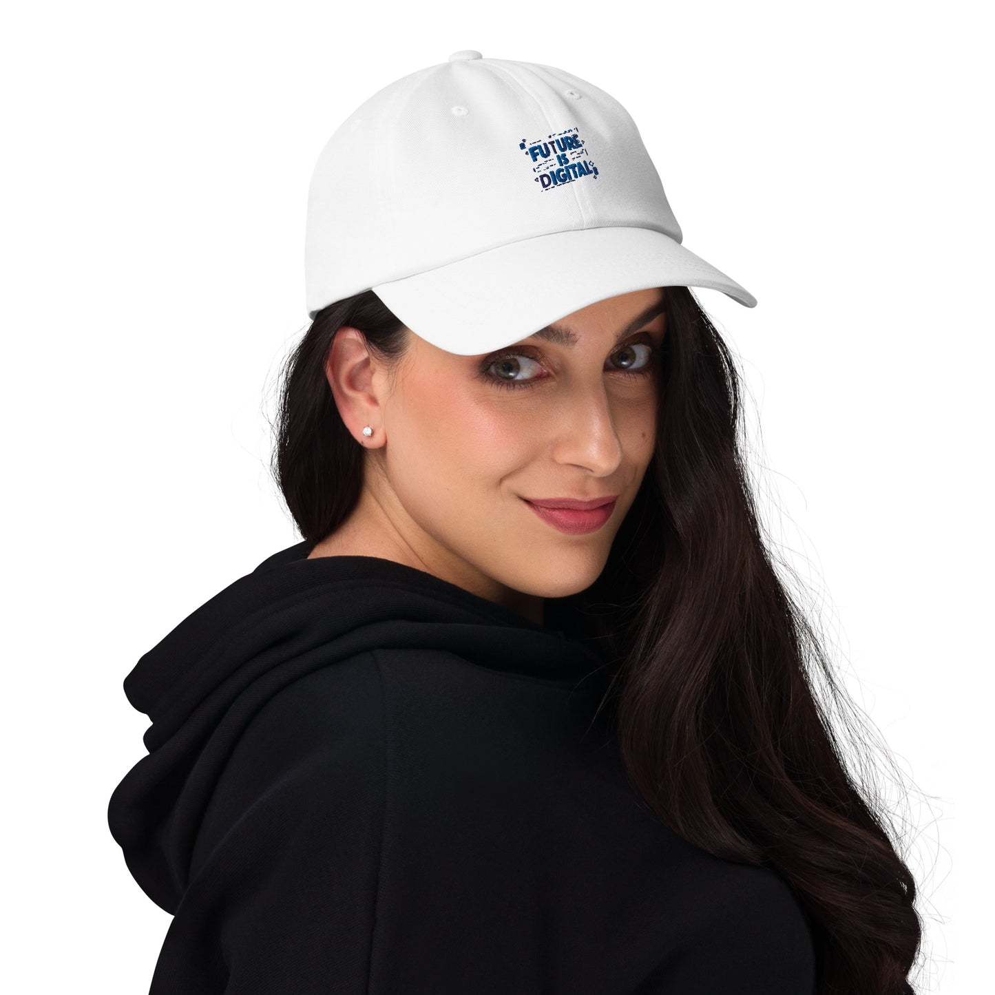 Future is digital Dad hat (Light Variant)