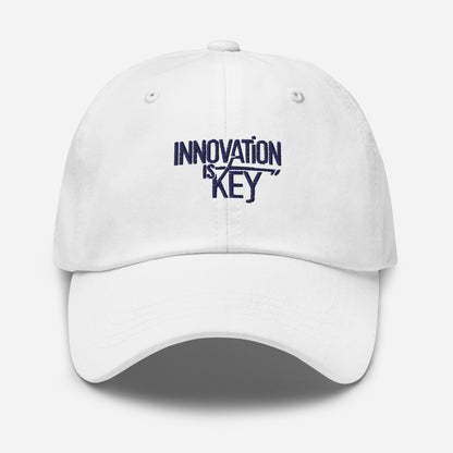 Innovation is key Dad hat (Light Variant)